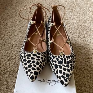 NEW Halogen Haowen Lace-Up Flats